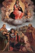 Andrea del Sarto Glory of Virgin Mary and four Christ Spain oil painting artist